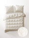 Como II - Duvet Cover - 100% Percal Cotton 260 x 220 Cm Off-White (1.0 Pieces)