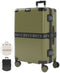 ONYX Check-in Koffer 65L - Hardcase met TSA slot - 360° spinner wielen - Olive groen