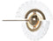 Plafondlamp DKD Home Decor Gouden (20 x 20 x 20 cm)