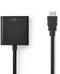 Nedis CCGB34900BK02 - HDMI-naar-VGA-adapter - Resolutie tot 1080p - Zwart
