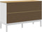 vidaXL - Ladekast - FLORO - massief - grenenhout - wit