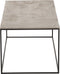 J-Line salontafel Rechthoek - aluminium/ijzer - zilver/zwart
