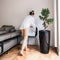 LECHUZA RONDO PREMIUM 40 - Plantenbak - met uitneembare binnenbak - met bewateringssysteem - ALL-IN-ONE set met LECHUZA-PON - wit hoogglans