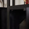 Boekenkast Boaz Black 1 deur - 55 cm - zwart