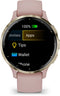 Garmin Venu 3S - Smartwatch - AMOLED-scherm 41mm - Goud Roze
