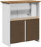 vidaXL - Wastafelkast - BODO - 70x35x80 - cm - wit - en - bruin
