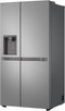 LG GSLC41PYPE - Amerikaanse koelkast - 641 liter - Zilver