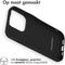 imoshion Hoesje Geschikt voor iPhone 15 Pro Hoesje Siliconen - imoshion Color Backcover - Zwart