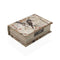 Doos-Juwelenkistje Versa Canvas Hout MDF 7 x 22 x 16 cm Vogel