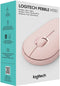 Logitech Pebble M350 - Draadloze muis - Stil klikken en scollen - Roze