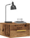 vidaXL - Nachtkastjes - 2 - stuks - Wandgemonteerd - Oud - Hout - 35x35x20 - cm