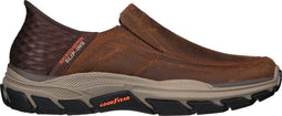 Skechers Respected - Elgin - Heren Instappers - Bruin - Maat 40