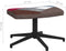 vidaXL Relaxstoel met voetenbank patchwork stof