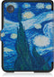 Lunso - Geschikt voor Kobo Clara 2E hoes (6 inch) - sleep cover - Van Gogh Sterrennacht