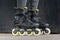 Powerslide Urban Imperial Skates Inlineskates - Maat 45/46 - Unisex - zwart/geel