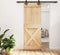 vidaXL - Schuifdeur - met - beslag - 80x210 - cm - massief - grenenhout