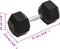 vidaXL - Halters - 22,5 - kg - gietijzer