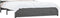 vidaXL - Bedframe - massief - hout - grijs - 140x190 - cm