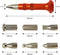 Set van 12 stuks, voor het verwijderen van deuken, spatborden, reparatie, schade, hefbrug, boog, bre