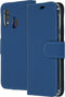 Accezz Samsung Galaxy A40 - Wallet Softcase Bookcase - 3 pashouders - Blauw