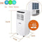 Mesko MS7911 Mobiele Airconditioner 3 In 1 - 5000BTU