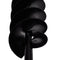 vidaXL - Grondboor - met - handvat - en - schroefkop - (dubbele - schroef) - 80 - mm - (zwart)