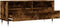 vidaXL - Tv-meubel - 100x34,5x44,5 - cm - bewerkt - hout - gerookt - eikenkleurig