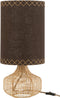 J-Line tafellamp Ibiza - jute - bruin - large