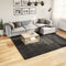 vidaXL - Vloerkleed - PAMPLONA - shaggy - hoogpolig - 240x240 - cm - antraciet