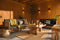 Tuindeco - Riverside teak tafel 100x80 cm met glasplaat Tuindeco
