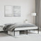 vidaXL - Bedframe - metaal - zwart - 180x200 - cm