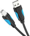 Vention - Printer Kabel USB 2.0 A Male naar USB B Male - 5 meter - zwart