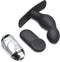 XR Brands P-Spot Plugger - Siliconen Prostaatplug met Harnas en Afstandsbediening black