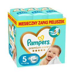 Wegwerpluiers Pampers 5 (148 Stuks)