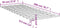vidaXL - Lattenbodem - 70x200 - cm - massief - grenenhout