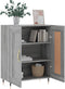 vidaXL - Dressoir - 69,5x34x90 - cm - bewerkt - hout - grijs - sonoma - eikenkleurig