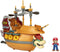 Jakks Pacific Super Mario Deluxe - Bowsers doomschip met figuur - 6 cm