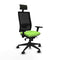 Bureaustoel met hoofdsteun Piqueras y Crespo 3D066N1 Pistache