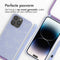 iMoshion Hoesje Geschikt voor iPhone 14 Pro Max Hoesje Met Koord - iMoshion Siliconen design hoesje met koord - Meerkleurig / Butterfly