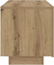 vidaXL - Nachtkastje - 100x35x40 - cm - bewerkt - hout - artisanaal - eikenkleur