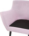 DRAMMEN II - Chesterfield fauteuil - Roze - Polyester