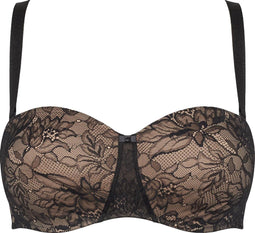 Triumph Amourette Charm WD - Strapless Beugelbeha - Voorgevormde Zachte Cup - BLACK