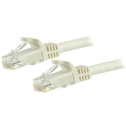StarTech N6PATC7MWH - Cat6 netwerkkabel - 7 m - Snagless RJ45 - Wit