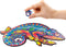 UNIDRAGON Houten Puzzel Voor Volwassenen Dier - Regenboogkleurige Kameleon - 107 stukjes - Small 19x24 cm