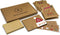 Giftmas Kerst Collectie - Wenskaarten Set - 36 Groetenkaarten 12 Designs Kraft Papier Rood (36 stuks)