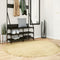 vidaXL - Vloerkleed - PAMPLONA - shaggy - hoogpolig - modern - Ø - 160 - cm - goudkleur