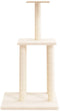 vidaXL - Kattenmeubel - met - sisal - krabpalen - 85,5 - cm - donkergrijs