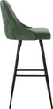 Barkruk Sipoo Velvet, Groen