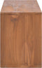 vidaXL - Tv-meubel - 90x30x40 - cm - massief - teakhout
