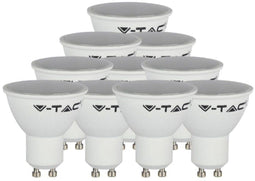 V-TAC VT-1975-N - LED Spot Light - GU10 - 4,5W - 400 Lumen - 6500K - Set van 10